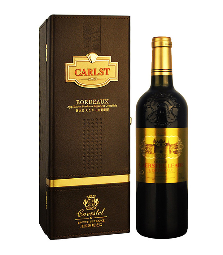 13.5°法国卡尔斯特2013领地干红葡萄酒（皮盒）750ml 瓶
