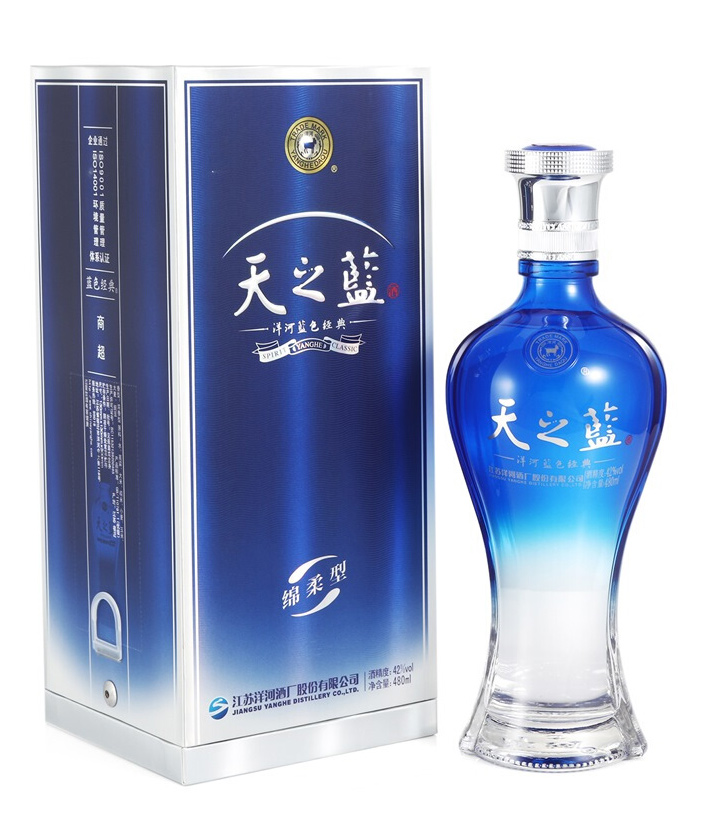 42°洋河天之蓝480ml 件