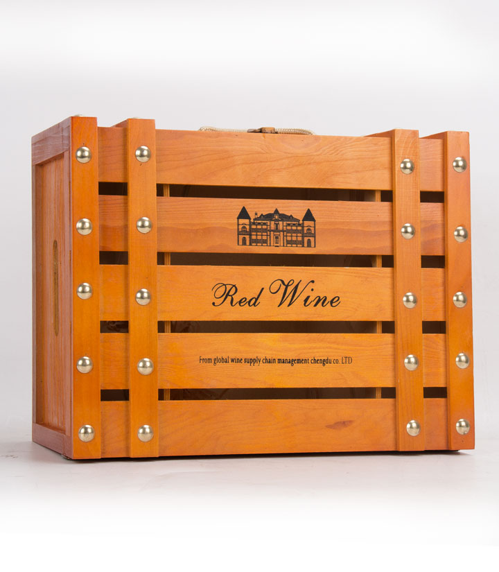 红酒双层6支装木盒(棕色)
