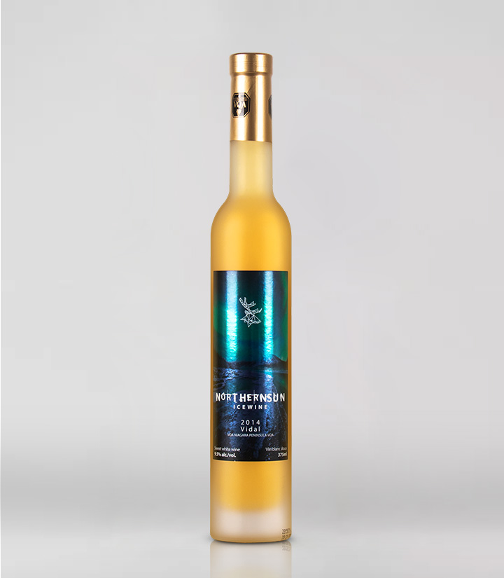 9.5°加拿大极地太阳2014维达尔白冰葡萄酒375ml 瓶