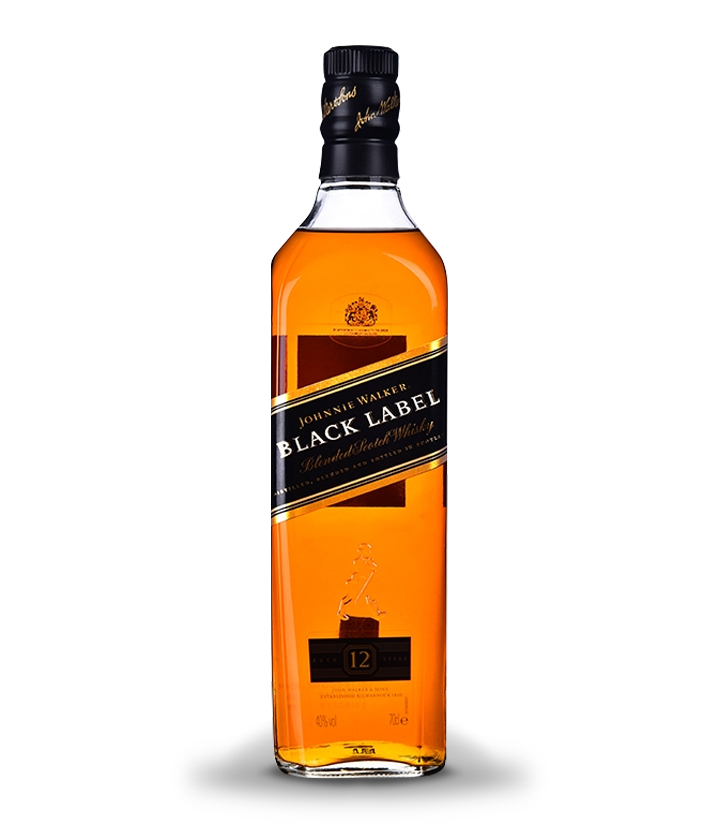 英国尊尼获加黑牌12年调配型苏格兰威士忌700ml 瓶