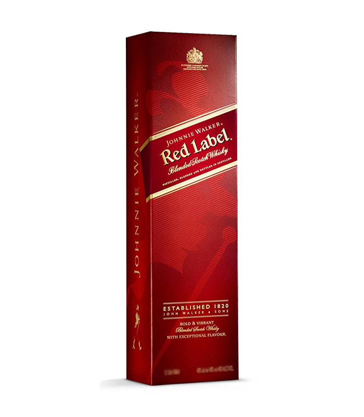 英国尊尼获加红牌调配苏格兰威士忌700ml 瓶