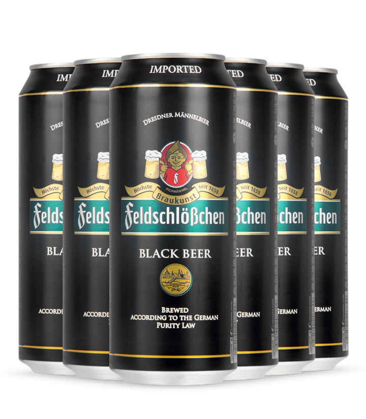 德国费尔德堡黑啤酒500ml 瓶