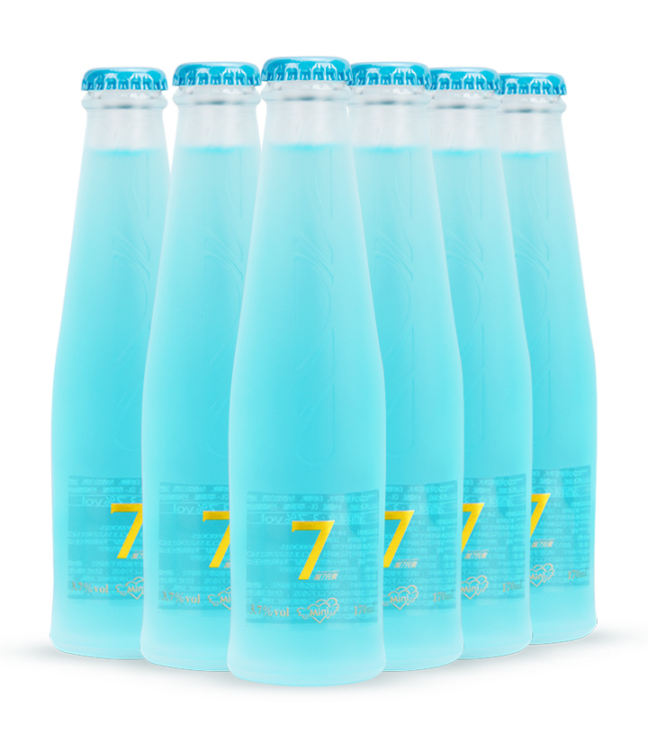第7元素迷你系列鸡尾酒之蓝橙味170ml 瓶