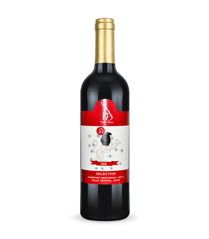 13°智利12星座系列红酒之狮子座750ml 瓶