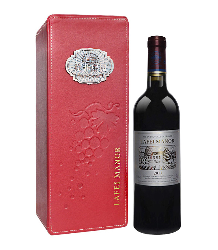 11.5°法国拉菲庄园2013马凯思尼干红葡萄酒（皮盒）750ml 瓶