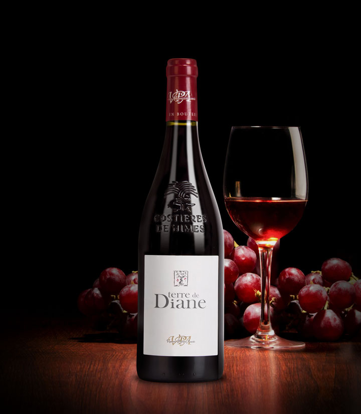 14°法国戴安娜干红葡萄酒750ml 瓶